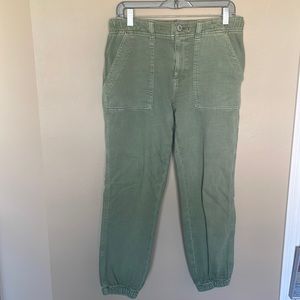 AE soft brushed denim joggers.